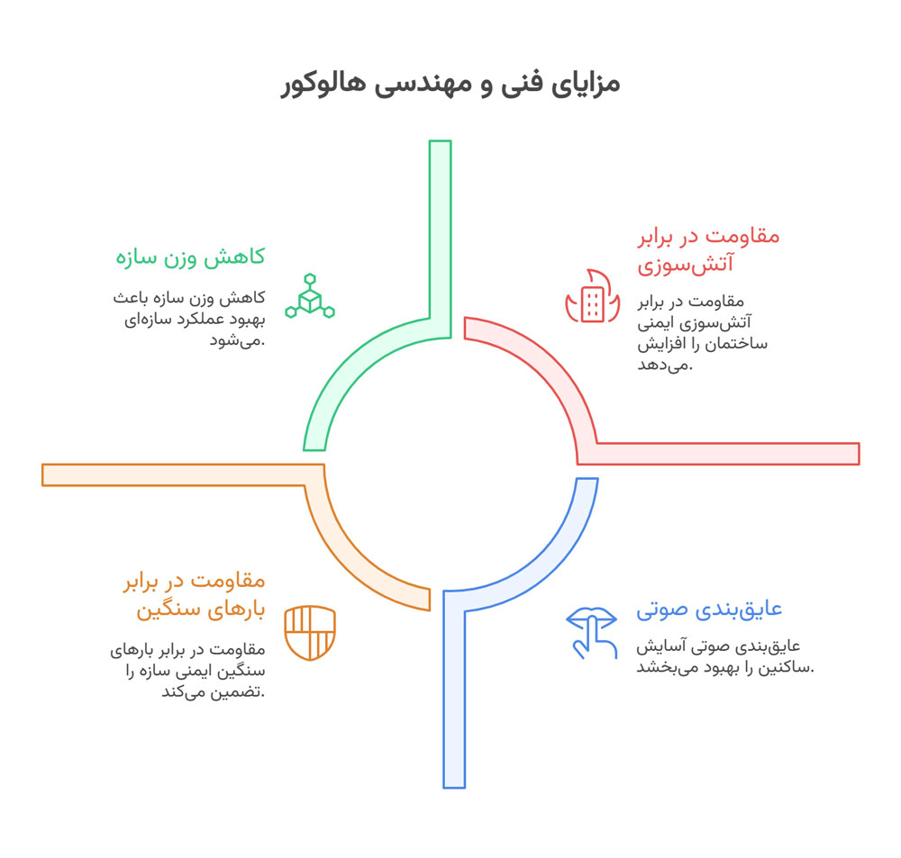 مزایای فنی هالوکور