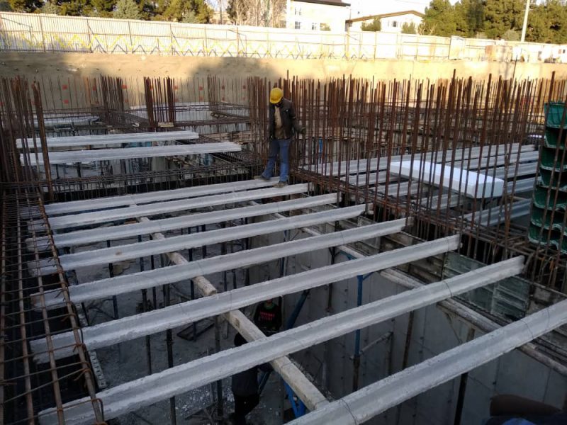 اجرای تیرچه پیش تنیده