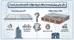 دال بتنی پیش‌تنیده یا سقف بلوکی؟