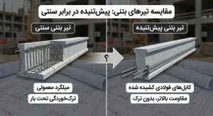 تیرچه پیش‌تنیده یا سنتی؟